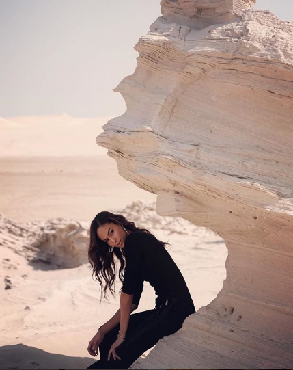 Joan Smalls in Abu Dhabi 